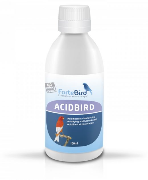 AcidBird | Acidificante y bactericida - Formatos: 100 ml, 250 ml y 1 litro.