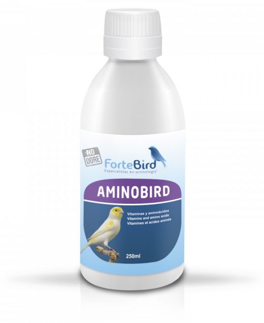 Aminobird - Vitaminas y aminoácidos - Formato: 30ml, 100ml, 250ml y 1L.