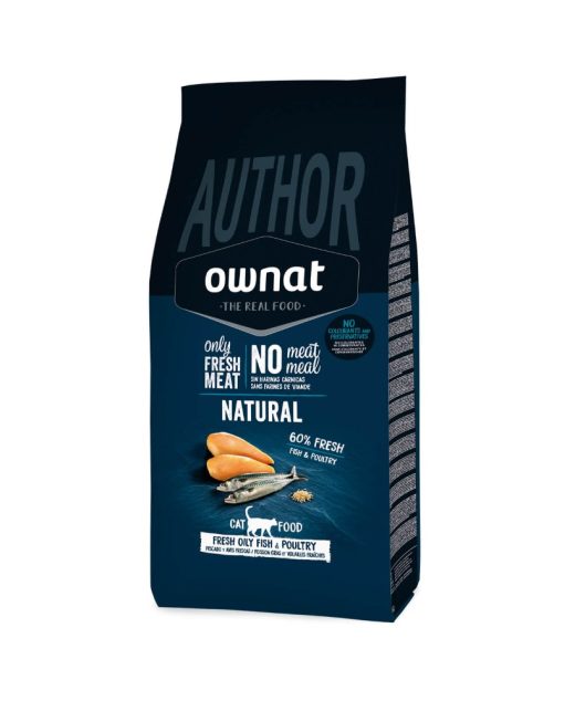 OWNAT AUTHOR FRESH OILY FISH & POULTRY (CAT) 3Kg